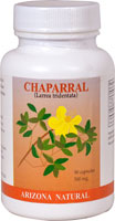 Чапараль Arizona Natural Products, 500 мг, 90 капсул Arizona Natural