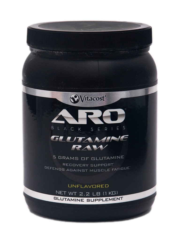 ARO-Vitacost Black Series Glutamine Raw без ароматизаторов — 5 г — 2,2 фунта (1 кг) ARO-Vitacost