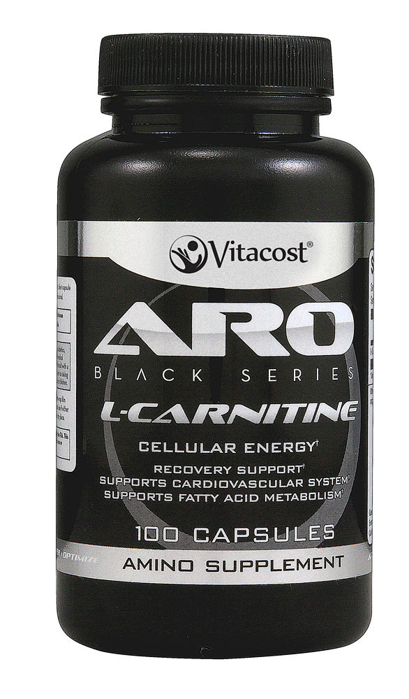 Black Series L-Carnitine -- 500 mg - 100 Capsules (Капсулы) ARO-Vitacost