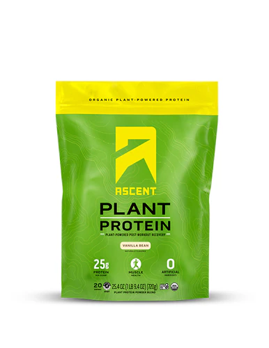 Ascent Organic Plant Protein Vanilla Bean – 18 порций Ascent