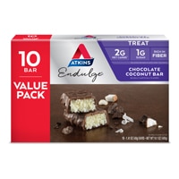 Atkins Treat Endulge Bars Value Pack шоколадно-кокосовые батончики - 10 батончиков Atkins