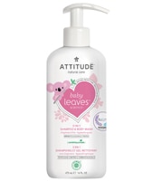 Attitude Baby Leaves™ 2 в 1 шампунь и гель для душа без отдушек -- 16 жидких унций ATTITUDE