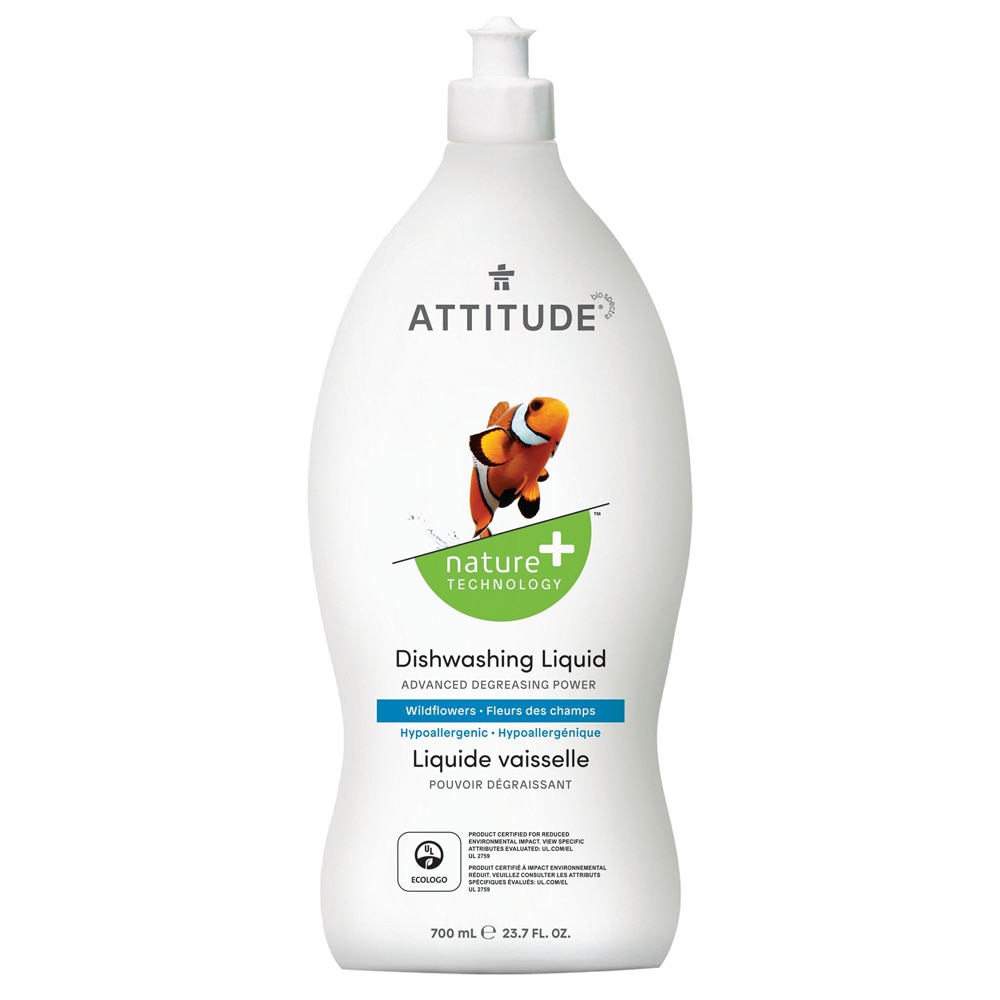 Жидкость для мытья посуды Attitude Wildflowers — 23,7 жидких унций ATTITUDE
