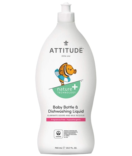 Мыло для мытья детской посуды ATTITUDE Little Ones без аромата, 23.7 fl oz ATTITUDE