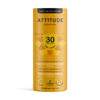 Детское солнцезащитное средство ATTITUDE Стик минеральный Тропический - SPF 30, 85 г ATTITUDE