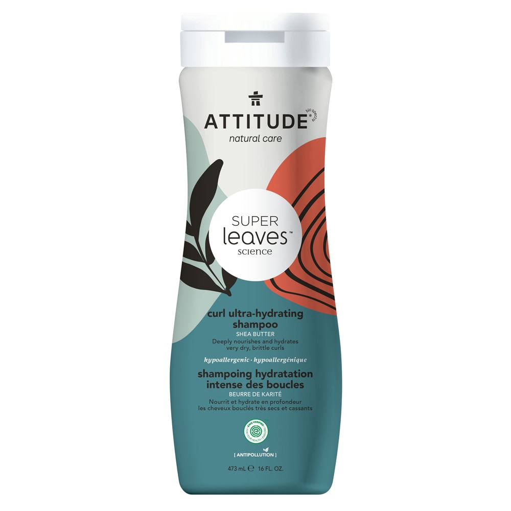 Ультраувлажняющий шампунь для локонов Attitude Super Leaves™, 16 жидких унций ATTITUDE