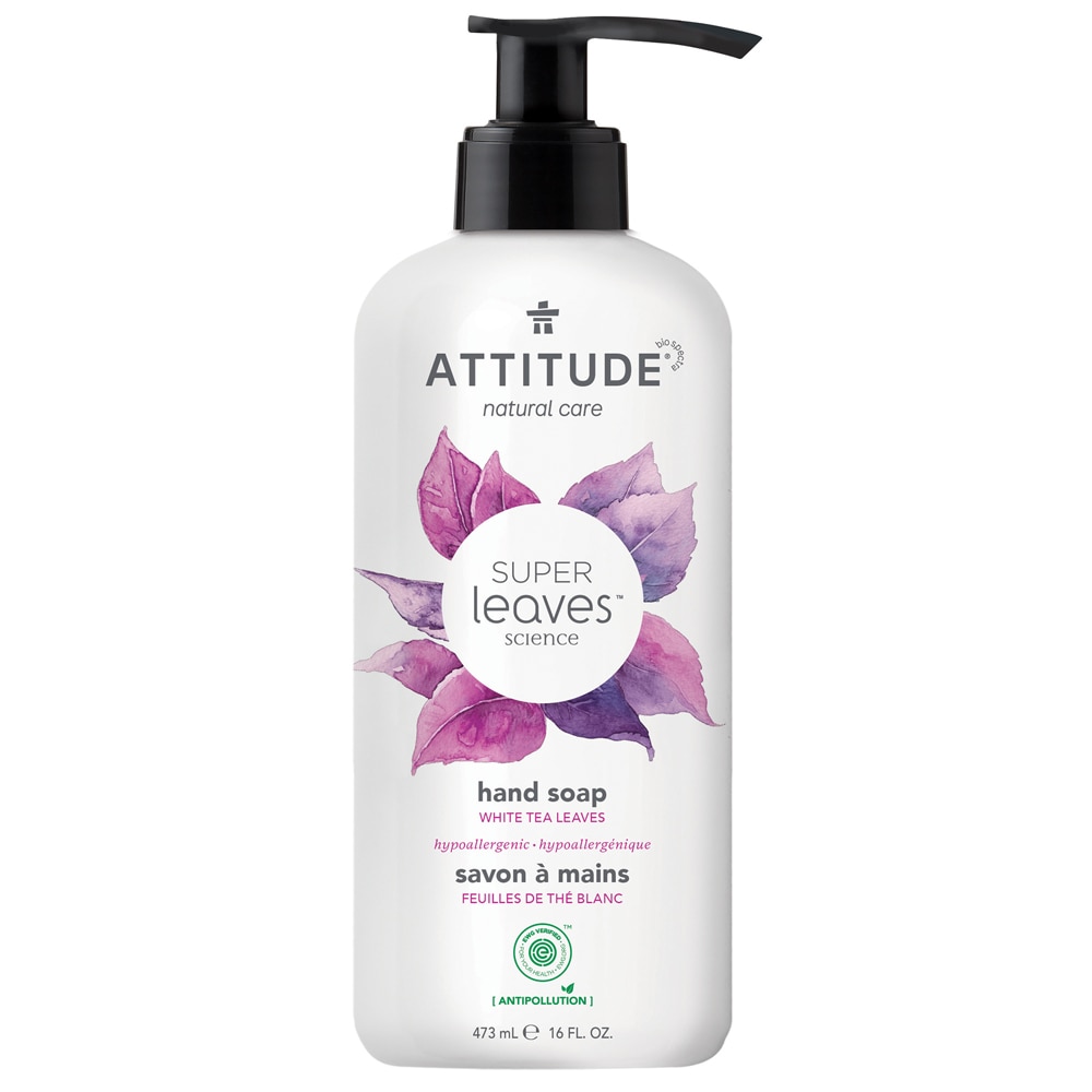 Мыло для рук Attitude Super Leaves™ - Листья белого чая - 16 жидких унций ATTITUDE