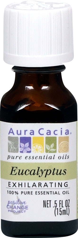 Aura Cacia 100% чистое эфирное масло эвкалипта -- 0,5 жидких унций Aura Cacia