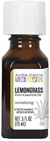 100% чистое эфирное масло лемонграсса — 0,5 жидких унций Aura Cacia