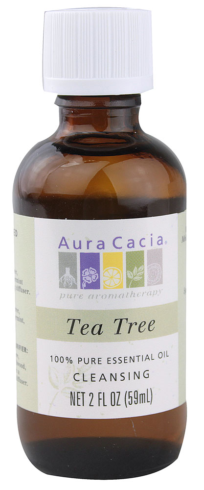 Aura Cacia 100% чистое эфирное масло чайного дерева -- 2 жидких унции Aura Cacia