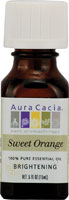 Aura Cacia 100% чистое эфирное масло сладкого апельсина -- 0,5 жидких унций Aura Cacia