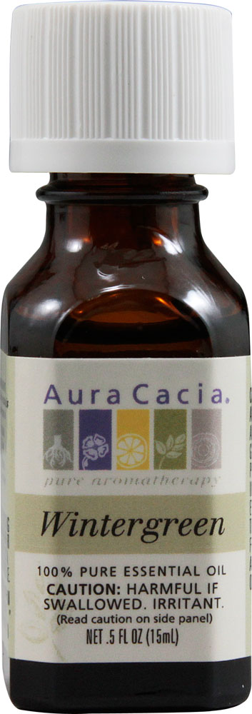 100% чистое эфирное масло грушанки -- 0,5 жидких унций Aura Cacia