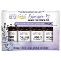 Discover Kit Relaxation — 4 бутылки Aura Cacia