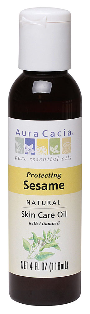 Натуральное кунжутное масло для ухода за кожей — 4 жидких унции Aura Cacia