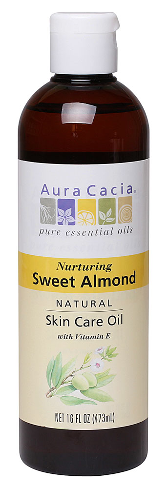 Натуральное масло для ухода за кожей Aura Cacia со сладким миндалем -- 16 жидких унций Aura Cacia