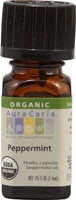 Органическое чистое масло для ароматерапии Aura Cacia с перечной мятой -- 0,25 жидких унций Aura Cacia