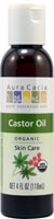 Органическое касторовое масло для ухода за кожей Aura Cacia -- 4 жидких унции Aura Cacia