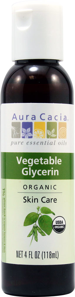 Органический растительный глицерин для ухода за кожей Aura Cacia -- 4 жидких унции Aura Cacia