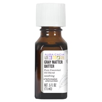 Aura Cacia Pure Aromatherapy Oil Grey Matter Batter Peppermint &amp; Римская ромашка — 0,5 жидких унций Aura Cacia