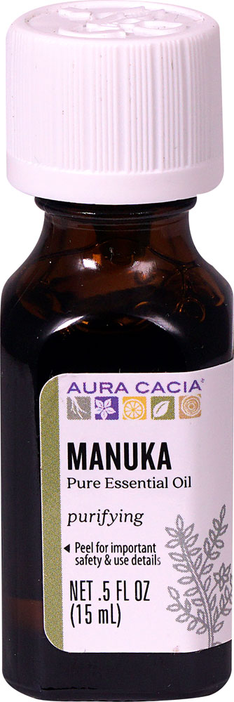 Чистое эфирное масло Aura Cacia Manuka — 0,5 жидких унций Aura Cacia