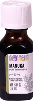 Чистое эфирное масло Aura Cacia Manuka — 0,5 жидких унций Aura Cacia