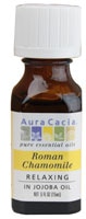 Aura Cacia Pure Эфирное масло римской ромашки в масле жожоба -- 0,5 жидких унций Aura Cacia