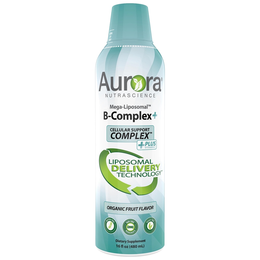 Mega-Liposomal B-Complex+ Органический Фруктовый - 473 мл - Aurora Nutrascience Aurora Nutrascience