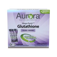 Липосомальный Глутатион Мега-Пак+ - 750 мг - 32 пакетика - Aurora Nutrascience Aurora Nutrascience