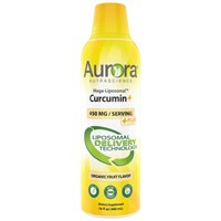 Mega-Liposomal Curcumin+ Organic Fruit -- 450 mg - 16 fl oz (Жидкие унции) Aurora Nutrascience