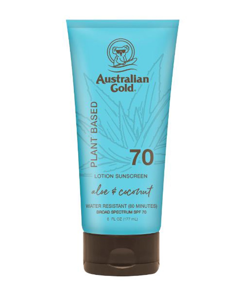 Солнцезащитный лосьон на растительной основе Australian Gold SPF 70 Aloe &amp; Кокос - 6 жидких унций Australian Gold