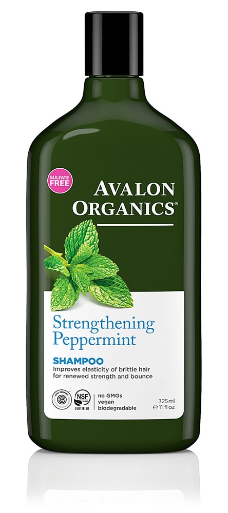 Avalon Organics Укрепляющий шампунь с перечной мятой -- 11 жидких унций Avalon Organics