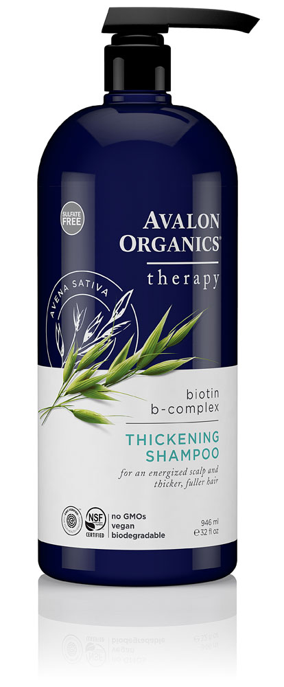 Avalon Organics Утолщающий шампунь Biotin-B-Complex Therapy -- 32 жидких унции Avalon Organics