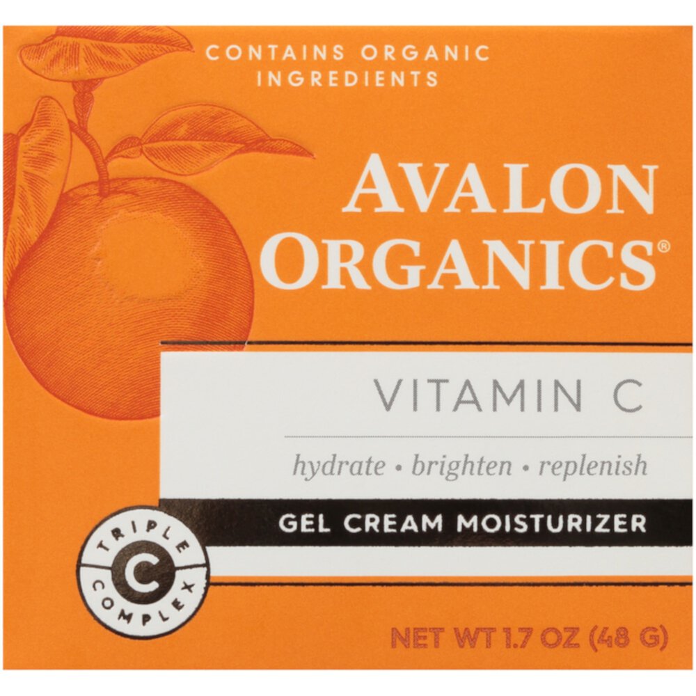 Avalon Organics Увлажняющий гель-крем с витамином С - 1,7 унции Avalon Organics