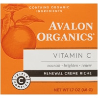 Обновляющий насыщенный крем с витамином С Avalon Organics - 1,7 унции Avalon Organics