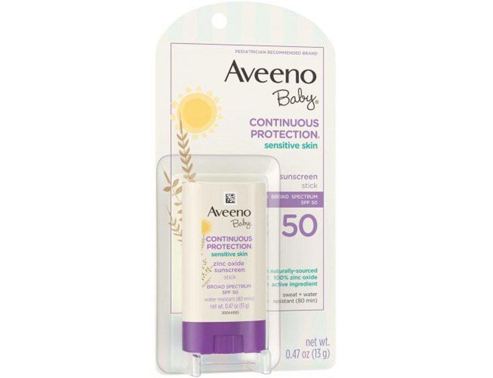 Aveeno Baby Continuous Protection Sensitive Skin SPF 50 Stick – 0,47 унции Aveeno