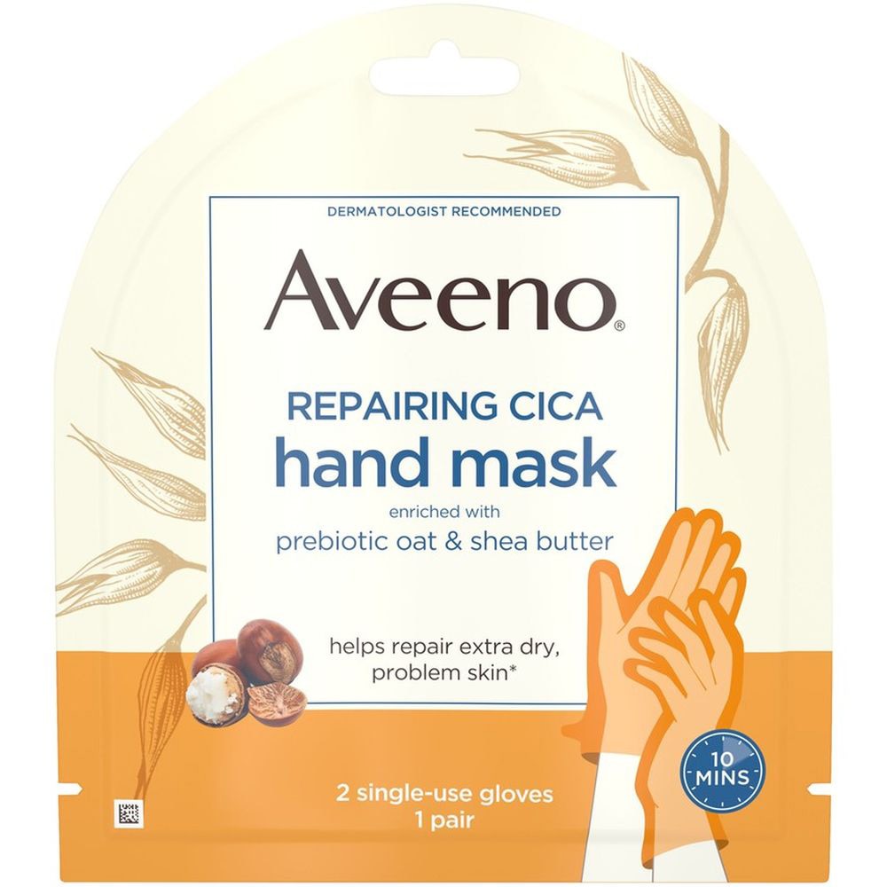 Aveeno Repairing CICA Hand Mask Gloves -- 1 пара Aveeno
