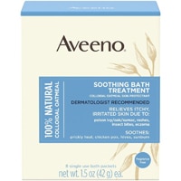 Aveeno Успокаивающий уход для ванн без отдушек -- 8 пакетиков Aveeno
