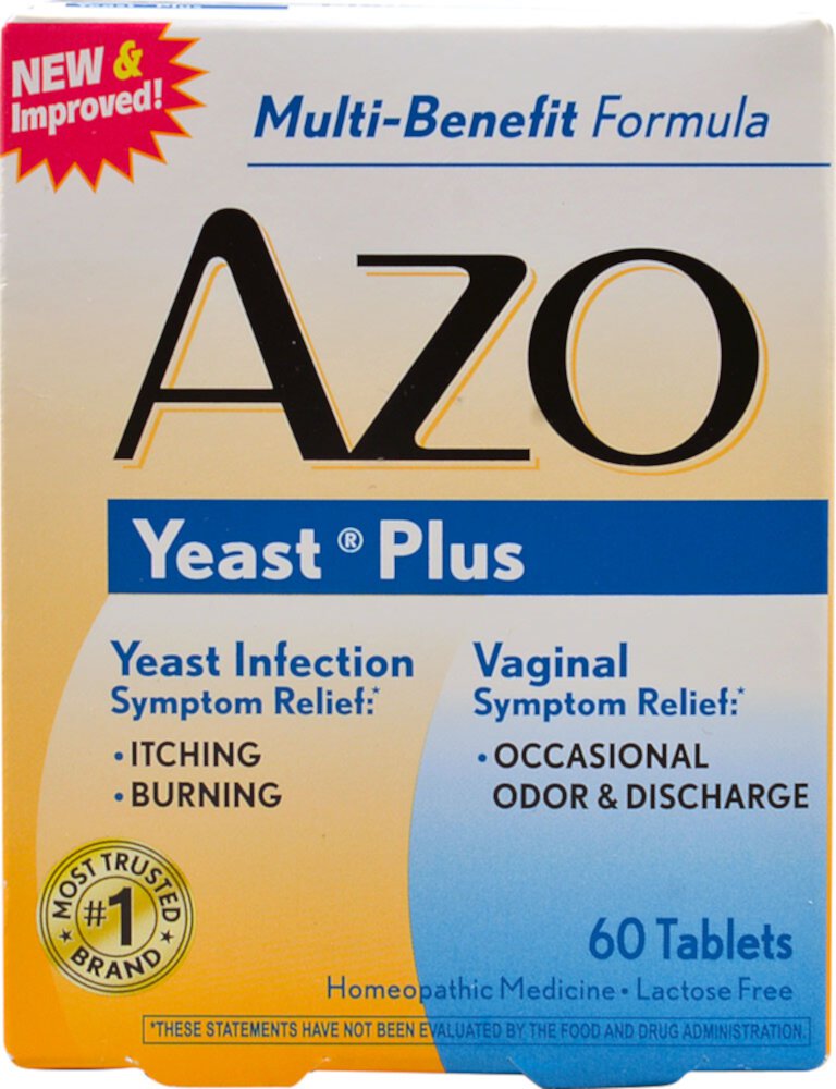 Гомеопатическое лекарство Yeast® Plus — 60 таблеток Azo