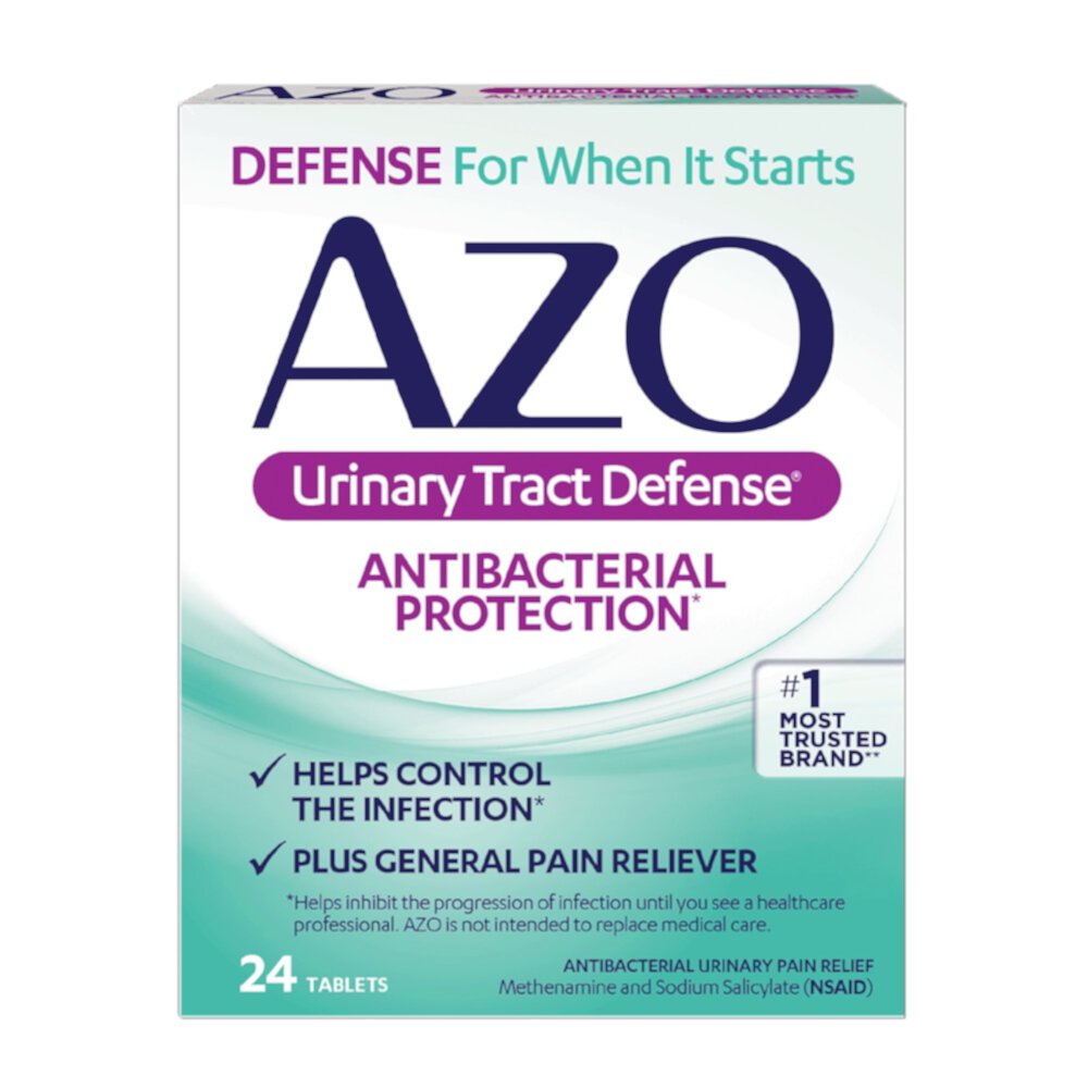 Urinary Tract Defense™ Antibacterial Protection -- 24 Tablets (Таблетки) Azo