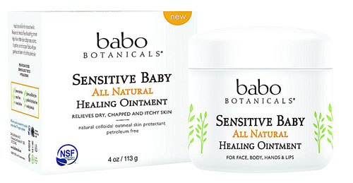 Кремы под подгузник Babo Botanicals Sensitive Baby Healing Ointment All-Natural -- 4 oz Babo Botanicals