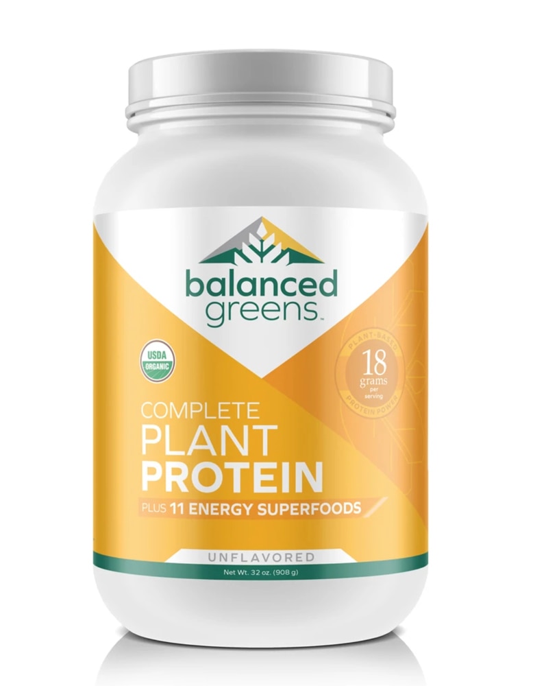 Balanced Greens Plant Protein без ароматизаторов — 34 порции Balanced Greens