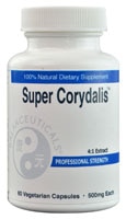 Balanceuticals Super Corydalis™ — 500 мг — 60 вегетарианских капсул Balanceuticals