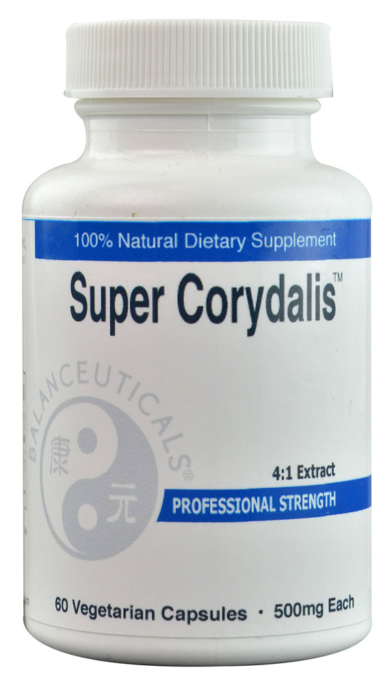 Balanceuticals Super Corydalis™ — 500 мг — 60 вегетарианских капсул Balanceuticals