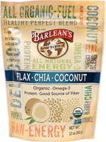 Порошок Raw-Energy из льна и чиа с кокосом -- 12 унций Barlean's