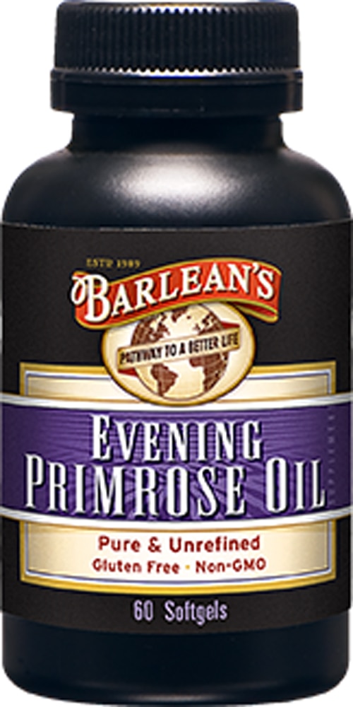 Масло вечерней примулы Barlean — 1300 мг — 60 мягких капсул Barlean's