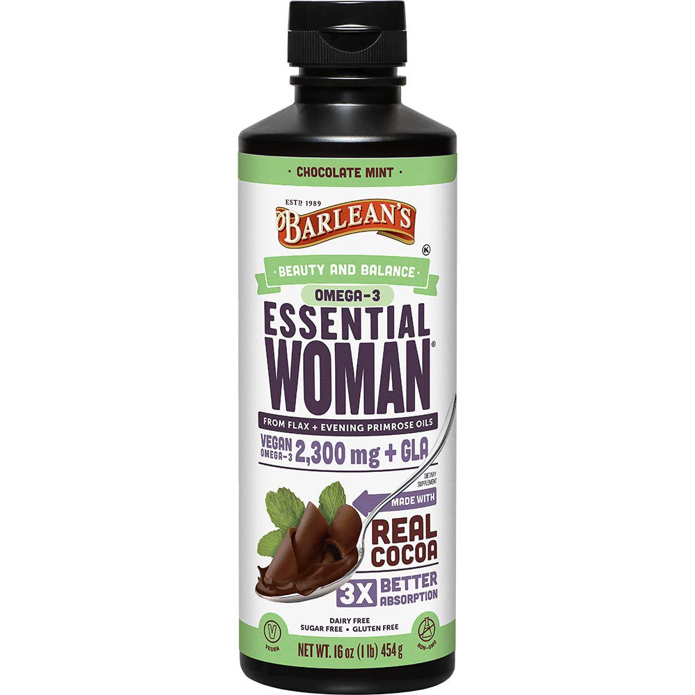 Essential Woman Omega 3 Chocolate Mint -- 16 oz (Унции) Barlean's