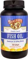 Fresh Catch® Fish Oil Orange -- 250 Softgels (Мягкие капсулы) Barlean's