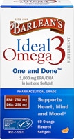 Barlean's Ideal Omega 3 Orange — 1000 мг — 60 мягких капсул Barlean's