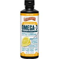 Omega-3 Fish Oil Lemon Creme -- 16 fl oz (Жидкие унции) Barlean's