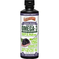 Omega-3 Plant-Based Flax Oil Blackberry Smoothie -- 16 oz (Унции) Barlean's